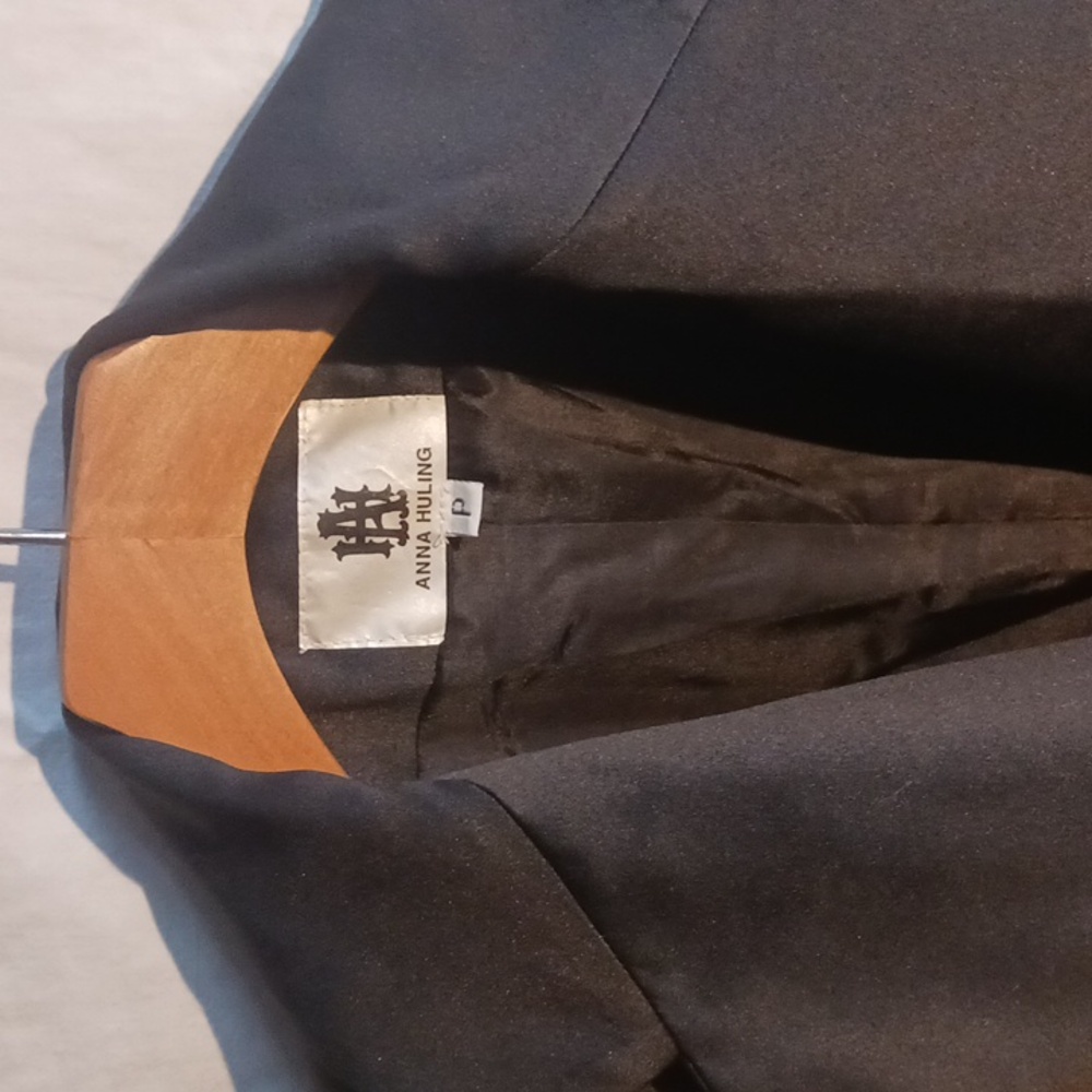 Anna Huling Faux Satin, Polyester Blazer - Picture 2 of 14
